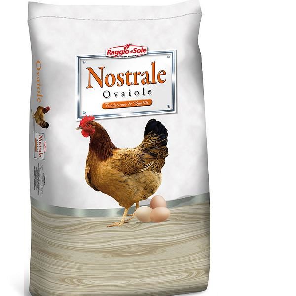 Naturovo, mangime sbriciolato per galline ovaiole della Raggio di Sole