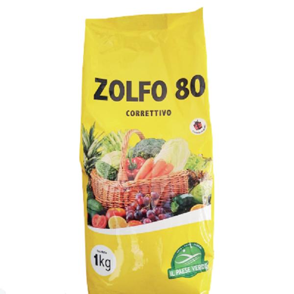 Zolfo fungicida 80% in polvere solubile Zolfo 80 Agribios - Busta