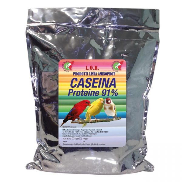 Integratore caseina per canarini