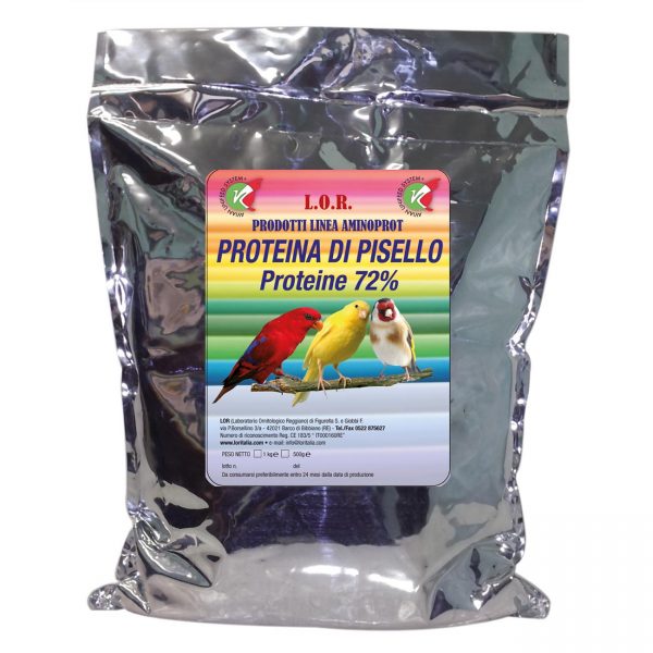 integratore canarini proteina del pisello